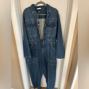 Universal Thread Blue Denim Jumpsuit